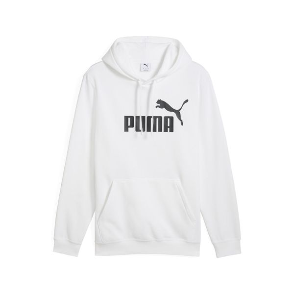 Męska bluza z kapturem Essentials z logo No. 1 PUMA. Białe bluzy nierozpinane męskie Puma, m, bez wzorów, prążkowane, z kapturem. Za 219.00 zł.