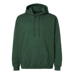 Bluza Z Kapturem Dla Dorosłych Unisex Softstyle Fleece Midweight. Czerwone bluzy nierozpinane męskie GILDAN, m, bez wzorów, bez ramiączek, z kapturem. Za 97.99 zł.