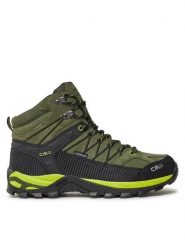 CMP Trekkingi Rigel Mid Trekking Shoes Wp 3Q12947 Khaki. Brązowe buty trekkingowe męskie CMP, bez wzorów, ze skóry, bez obcasa, bez zapięcia. Za 339.99 zł.