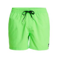 Szorty kąpielowe dla Mężczyzn EVERYDAY SOLID VOLLEY 15" Zielony. Zielone kąpielówki męskie Quiksilver, bez wzorów, z materiału, sportowe. Za 139.99 zł.