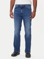 Wrangler Jeansy Wrancher 112373028 Granatowy Slim Fit. Niebieskie jeansy męskie Wrangler, bez wzorów, z bawełny. Za 359.99 zł.