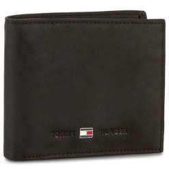 Portfel Tommy Hilfiger. Czarne portfele męskie Tommy Hilfiger, bez wzorów. Za 179.99 zł.