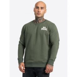 Bluza z okrągłym dekoltem Lonsdale Longridge. Białe bluzy nierozpinane męskie Lonsdale, m, bez wzorów, casualowe, bez ramiączek, bez kaptura. Za 199.50 zł.
