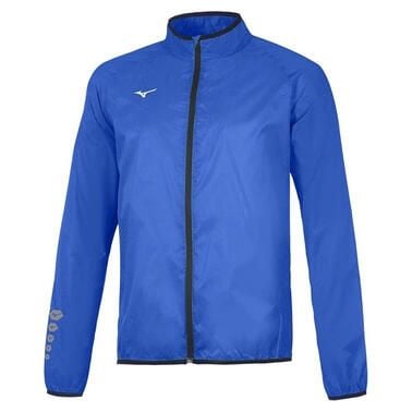Kurtka przeciwdeszczowa Mizuno authentic. Czarne kurtki męskie Mizuno, bez wzorów, sportowe, bez ramiączek, bez kaptura. W wyprzedaży za 212.15 zł.
