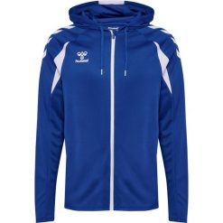 Bluza dresowa z kapturem Hummel Core 2.0. Białe bluzy z kapturem męskie HUMMEL, bez wzorów, z dresówki, z kapturem. Za 277.50 zł.