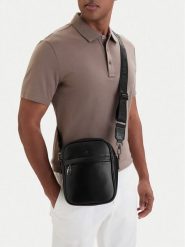 Beverly Hills Polo Club Saszetka CWBEO-BHPC-L-018-07 Czarny. Czarne saszetki męskie Beverly Hills Polo Club, bez wzorów. Za 149.99 zł.