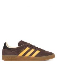 Adidas Sneakersy Gazelle Indoor IH9659 Brązowy. Brązowe buty sportowe na co dzień męskie ADIDAS, m, bez wzorów, ze skóry, bez ramiączek, bez kaptura. Za 529.99 zł.