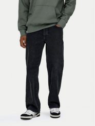 Only & Sons Jeansy Fade 22026778 Czarny Loose Fit. Czarne jeansy męskie Only & Sons, bez wzorów, z bawełny. Za 129.99 zł.