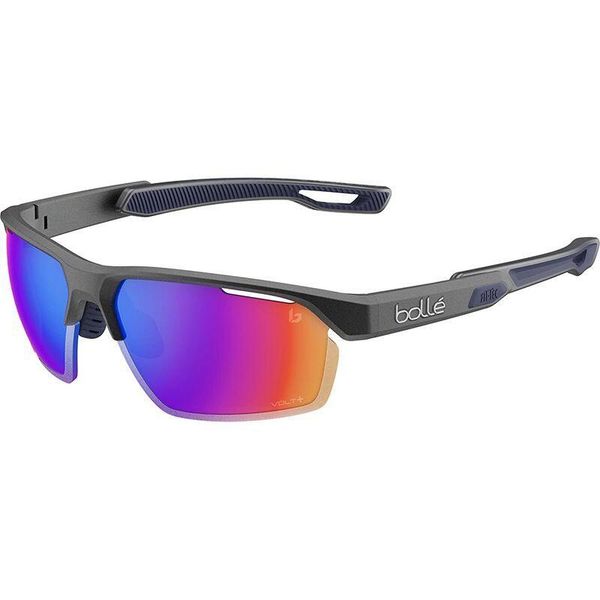 Okulary przeciwsłoneczne z polaryzacyjnymi soczewkami UV volt+ Bollé Victus Pro. Szare okulary przeciwsłoneczne męskie BOLLÉ, bez wzorów, sportowe. Za 852.50 zł.