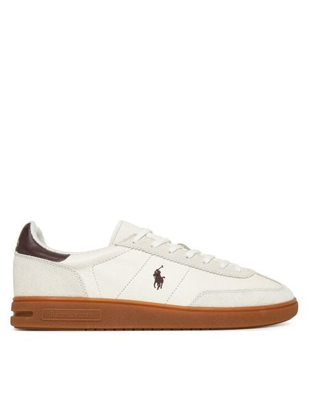 Polo Ralph Lauren Sneakersy Bedford 809973701008 Biały. Białe buty sportowe na co dzień męskie Polo Ralph Lauren, m, bez wzorów, ze skóry, bez ramiączek, bez kaptura. Za 469.99 zł.