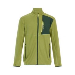 Polar zapinany na zamek błyskawiczny Protest Pallas. Zielone bluzy z polaru męskie Protest, bez wzorów, z polaru, bez ramiączek, bez kaptura. Za 309.00 zł.