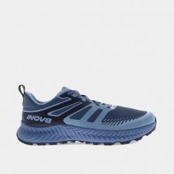 Buty do biegania męskie, Trailfly Standard. Czarne buty do biegania męskie Inov-8, bez wzorów, z gumy, bez zapięcia, do biegania. Za 549.99 zł.