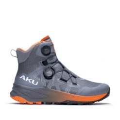 Buty trekkingowe męskie Aku Furiosa BOA GTX. Brązowe buty trekkingowe męskie Aku, bez wzorów, bez zapięcia. Za 449.00 zł.