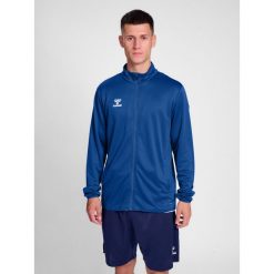 Bluza hmlESSENTIAL TRACK JACKET. Czarne bluzy nierozpinane męskie HUMMEL, s, bez wzorów, sportowe, bez ramiączek, bez kaptura. Za 169.00 zł.