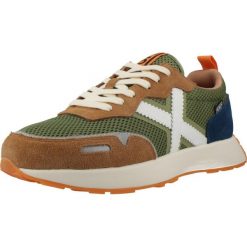 Buty MUNICH XEMINE 96 Zielony. Zielone buty trekkingowe męskie Munich, bez wzorów, ze skóry, bez zapięcia, trekkingowe. Za 511.99 zł.