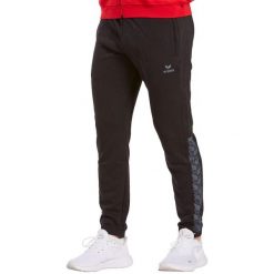 Spodnie dresowe męskie Erima Essential Team Sweatpants. Czarne spodnie dresowe męskie Erima, bez wzorów, z dresówki. Za 187.00 zł.
