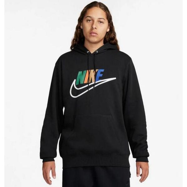 Bluza z Kapturem Club Futura Rozmiar M Czarny - FZ0772-010. Brązowe bluzy nierozpinane męskie Nike, l, bez wzorów, z polaru, sportowe, bez ramiączek, z kapturem. W wyprzedaży za 256.25 zł.