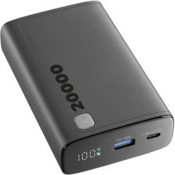 Cellularline 8018080484612 Litowo-jonowa (Li-Ion) 20000 mAh Czarny. Czarne powerbanki Cellular Line. Za 147.91 zł.