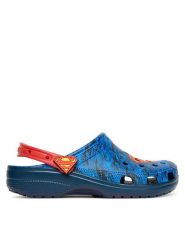 Crocs Klapki Superman Classic Clog 211131 Niebieski. Niebieskie klapki i japonki męskie Crocs, bez wzorów, z tworzywa sztucznego. Za 259.99 zł.