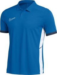 Koszulka męska Nike Dri-Fit Academy 25 SS Polo niebieska FZ9759 463 L. Niebieskie koszulki polo męskie Nike, l, bez wzorów, bez kołnierzyka, bez ramiączek. Za 217.44 zł.