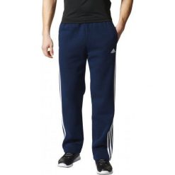 Adidas Spodnie Treningowe Ess 3s R Pnt Fl Collegiate Navy/White Xl. Białe spodnie dresowe męskie marki ADIDAS, w paski, z dresówki, długie. W wyprzedaży za 149.00 zł.