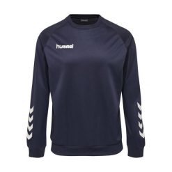 Bluza do piłki ręcznej dla dorosłych Hummel Promo Poly Sweatshirt. Niebieskie bluzy bez kaptura męskie HUMMEL, xl, bez wzorów, bez kaptura. Za 178.00 zł.
