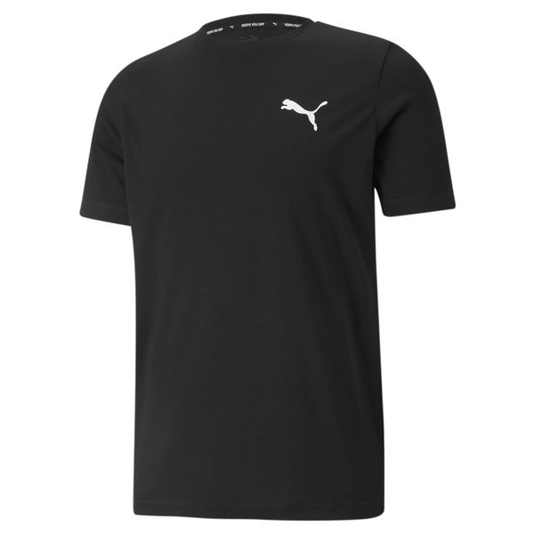 Koszulka sportowa męska Puma Active Small Logo Tee. Czarne t-shirty sportowe męskie Puma, m, bez wzorów, sportowe, bez ramiączek. Za 178.00 zł.