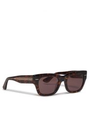 Calvin Klein Okulary przeciwsłoneczne CK23509S Brązowy. Brązowe okulary przeciwsłoneczne męskie Calvin Klein, bez wzorów, z tworzywa sztucznego, plastikowe. Za 589.99 zł.