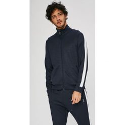 Review - Bluza. Niebieskie bluzy rozpinane męskie Review, m, bez wzorów, z bawełny, bez ramiączek, bez kaptura. W wyprzedaży za 99.90 zł.