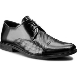 Półbuty LASOCKI FOR MEN - MB01-URAN-01 Czarny. Czarne eleganckie półbuty męskie marki Lasocki For Men, z materiału, eleganckie. W wyprzedaży za 94.99 zł.