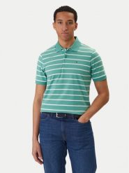 Tommy Jeans Polo DM0DM22708 Zielony Regular Fit. Zielone koszulki polo męskie Tommy Jeans, l, bez wzorów, z bawełny, bez kołnierzyka, bez ramiączek. Za 329.99 zł.