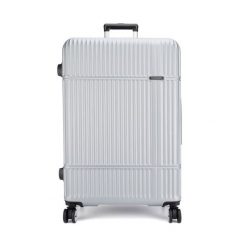 Walizka duża GINO ROSSI. Szare walizki męskie Gino Rossi, bez wzorów, duże. Za 299.99 zł.