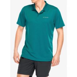 Koszulka polo męska Columbia Utilizer Polo. Zielone koszulki polo męskie Columbia, m, bez wzorów, bez kołnierzyka, bez ramiączek. Za 135.99 zł.