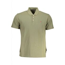 Koszulka polo męska Napapijri Ealis. Zielone koszulki polo męskie Napapijri, m, bez wzorów, bez kołnierzyka, bez ramiączek. Za 280.85 zł.
