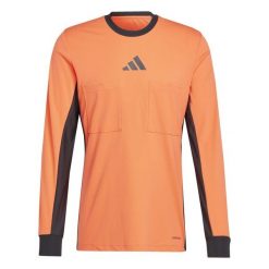 Dżersej z długim rękawem adidas Referee 24. Brązowe koszulki męskie z długim rękawem ADIDAS, s, bez wzorów, z dżerseju, sportowe, bez kołnierzyka, bez ramiączek. W wyprzedaży za 198.20 zł.