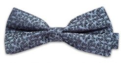Niebieska Mucha Vernon. Niebieskie krawaty i muchy męskie Vernon, bez wzorów, eleganckie. Za 29.00 zł.