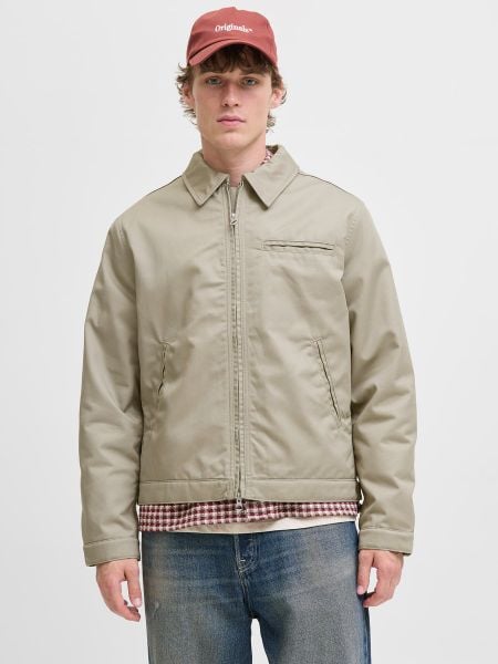 Jack&Jones kurtka pilotka JORNORREBRO WORKER JACKET 12282903 LAUREL OAK L. Kurtki męskie Jack & Jones, l, bez wzorów, bez ramiączek, bez kaptura. Za 219.99 zł.