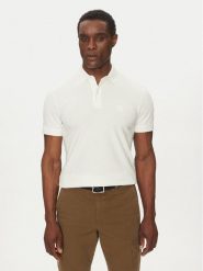 BOSS Polo Passertip 50507699 Beżowy Slim Fit. Brązowe koszulki polo męskie Boss, m, bez wzorów, z bawełny, bez kołnierzyka, bez ramiączek. Za 261.00 zł.