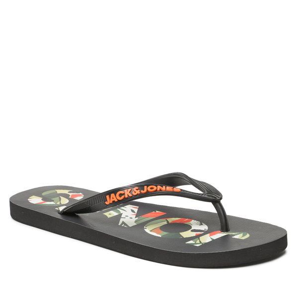 Japonki Jack & Jones. Czarne klapki i japonki męskie Jack & Jones, bez wzorów. Za 49.99 zł.