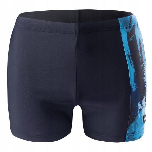Męskie Spodenki Kąpielowe Levu Sea Print. Czarne kąpielówki męskie AQUAWAVE, bez wzorów, sportowe. Za 88.99 zł.