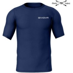 Koszulka Sportowa Givova Corpus 2XL dla Mężczyzn - Oddychająca i Lekka. Niebieskie bielizna termoaktywna męska Givova, m, bez wzorów, bez ramiączek, do piłki nożnej. Za 156.99 zł.