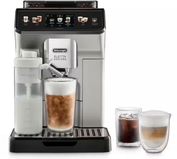 Ciśnieniowy automatyczny De'Longhi Eletta Explore ECAM 450.65.S srebrny. Szare ekspresy ciśnieniowe DeLonghi. W wyprzedaży za 3,299.00 zł.