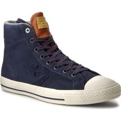 Trampki CONVERSE - Star Player Suede Hi 153955C Obsidian/Antique Sepia/Grey. Niebieskie trampki męskie Converse, z gumy, retro. W wyprzedaży za 239.00 zł.