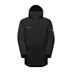 Kurtka zimowa męska Mammut Chamuera HS Thermo. Czarne kurtki męskie Mammut, na zimę, m, bez wzorów, sportowe, bez ramiączek, bez kaptura. Za 839.99 zł.