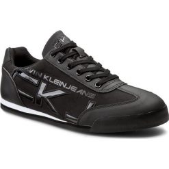 Sneakersy CALVIN KLEIN JEANS - Cale SE8454 Black. Czarne buty sportowe na co dzień męskie Calvin Klein Jeans, z jeansu. Za 449.90 zł.