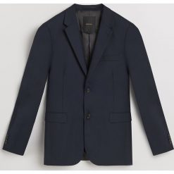 Marynarka slim fit - Granatowy. Marynarki męskie marki Reserved. Za 399.99 zł.