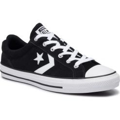 Trampki CONVERSE - Star Player Ox 165466C Black/Black/White. Czarne trampki męskie Converse, bez wzorów, z gumy, retro, bez zapięcia. Za 329.00 zł.