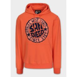 Bluza męska Pitbull z kapturem SAN DIEGO SUN. Szare bluzy nierozpinane męskie PITBULL, l, bez wzorów, bez ramiączek, z kapturem. Za 239.99 zł.