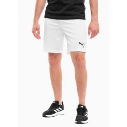 Spodenki Puma teamRISE białe. Białe szorty sportowe męskie Puma, bez wzorów, sportowe. Za 134.00 zł.