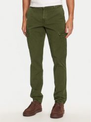 Mustang Spodnie materiałowe Daytona 1015776 Zielony Slim Fit. Zielone spodnie na co dzień męskie Mustang, bez wzorów, z bawełny. Za 189.99 zł.